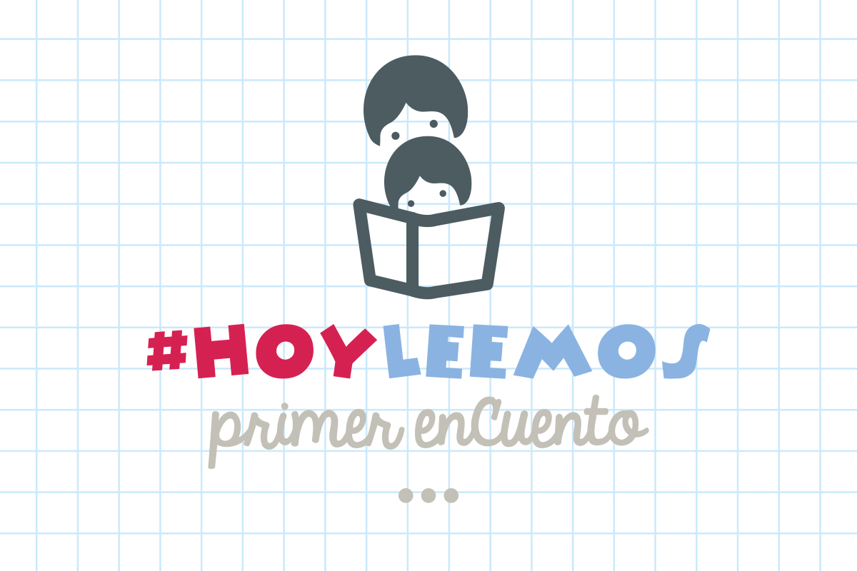 Primer encuentro #hoyleemos Logo diseñado por Ahora soy mamá