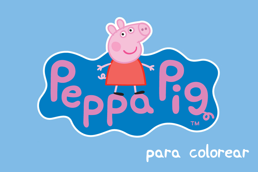 peppa pig - Peppa Pig para colorear