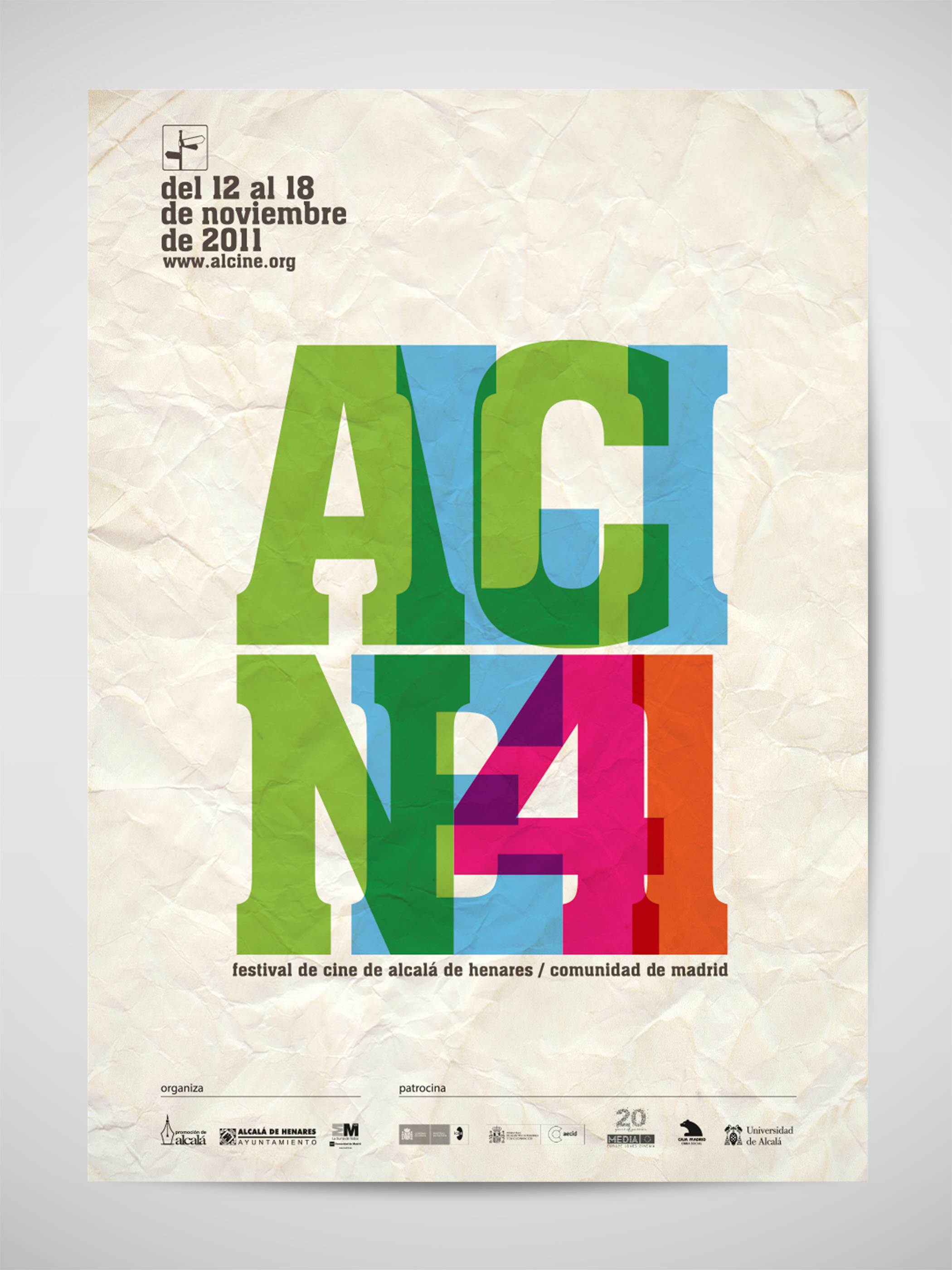 Diseño gráfico y maquetación Madrid, portada Alcine 41