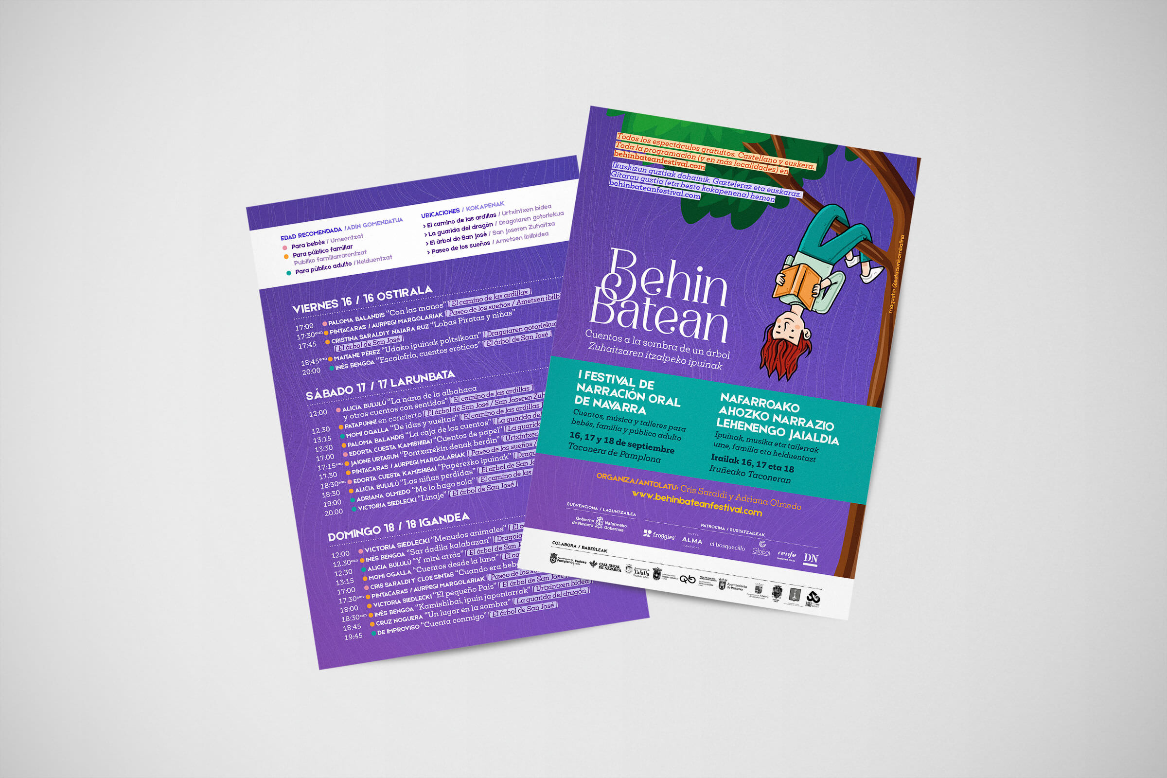 programa behinbatean - Diseño gráfico y maquetación Madrid, programa Behin Batean