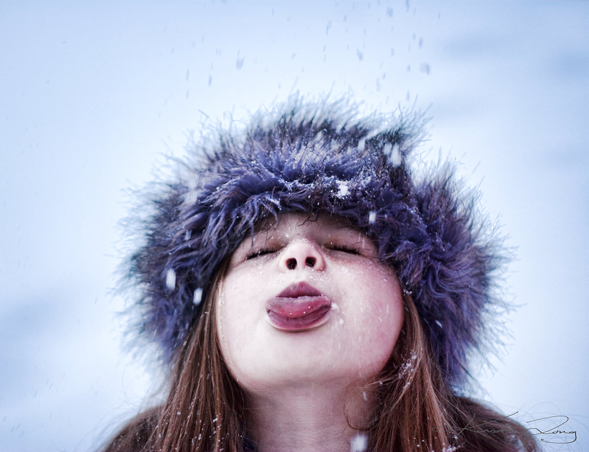 Snowflakes Stick to my Tongue, by Krista Long via Flickr