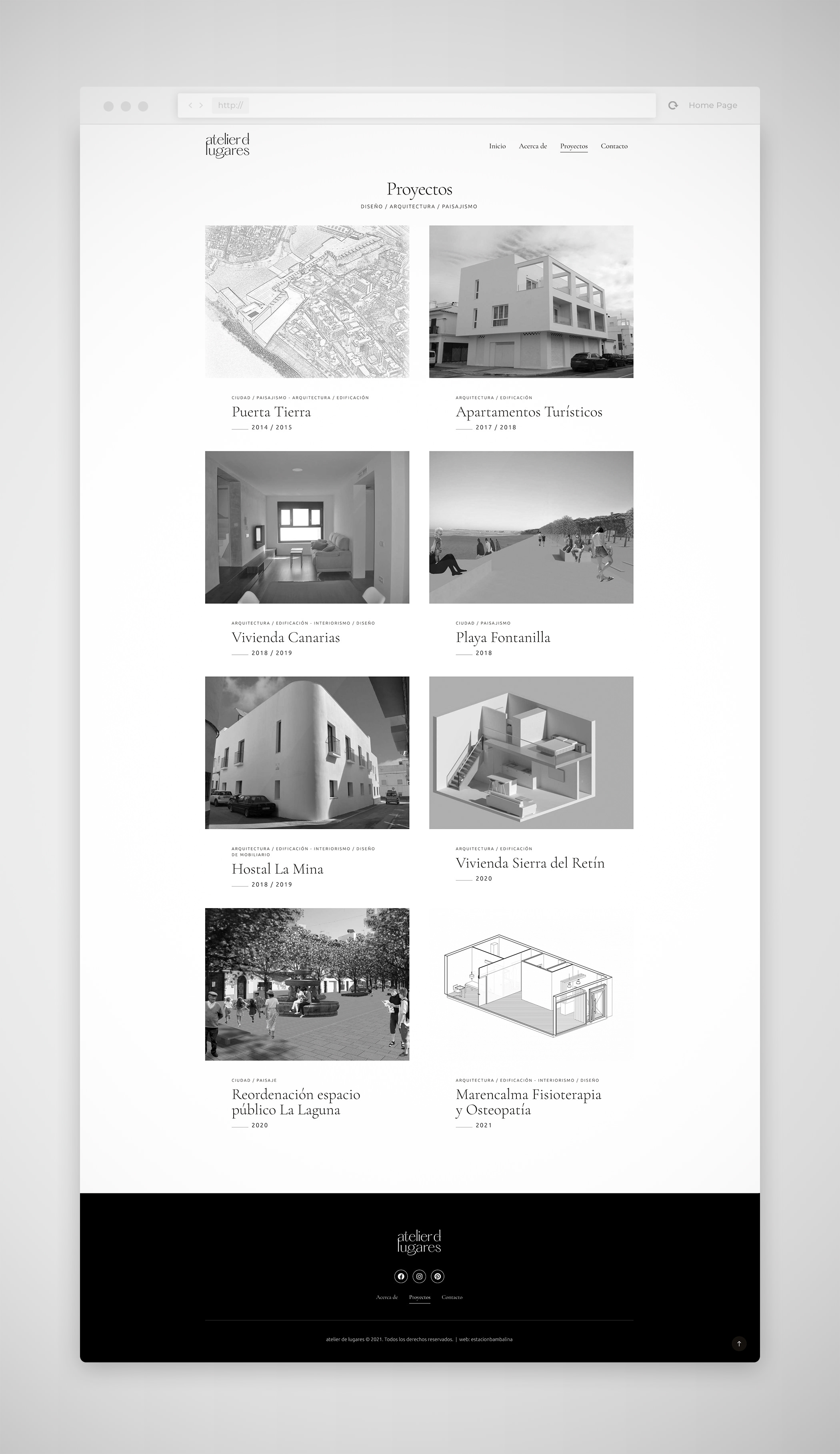 web atelier 3 - Diseño páginas web Madrid